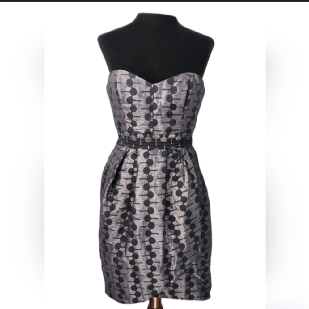 ♥️ MAX & CLEO "ALISSA" STRAPLESS COCKTAIL DRESS SIZE 4♥️